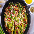 Roasted Asparagus with Bacon & Parmesan